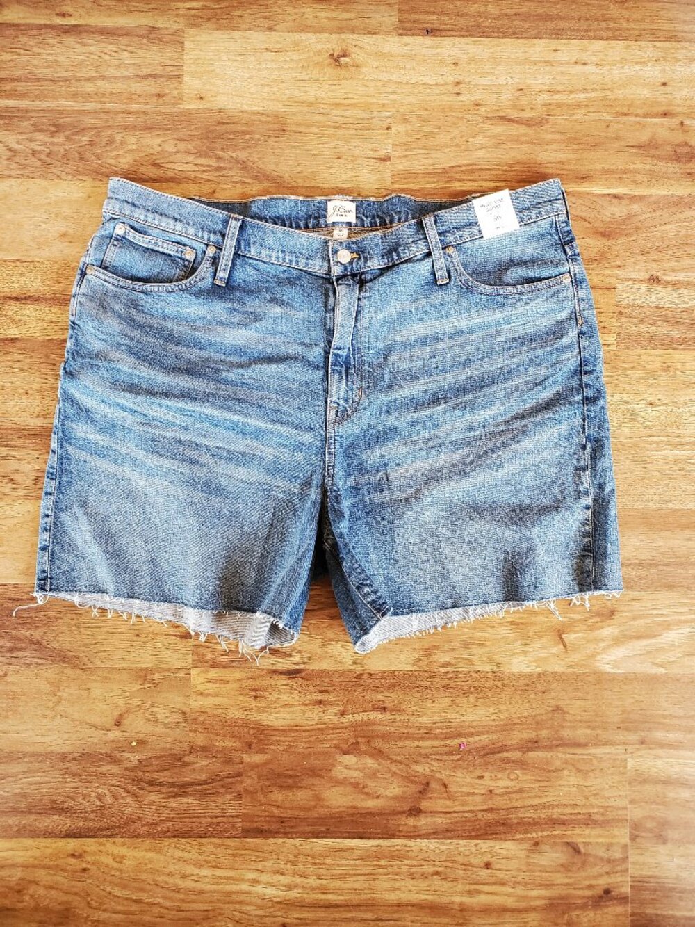 NEW J. Crew Jean Shorts Size 36 Cutoff High Rise Shorts